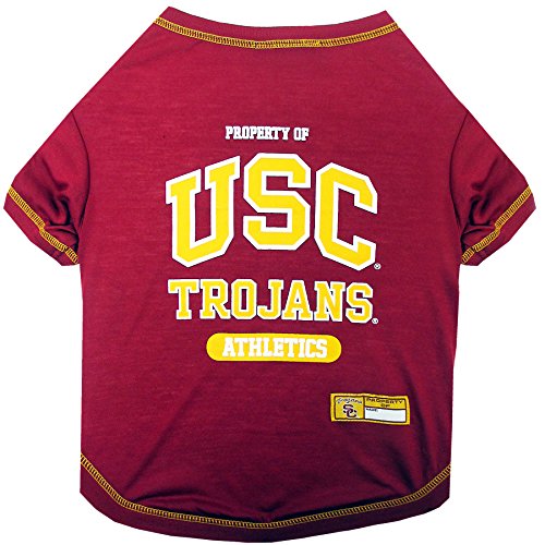 NCAA USC Trojans Dog T-Shirt, Small