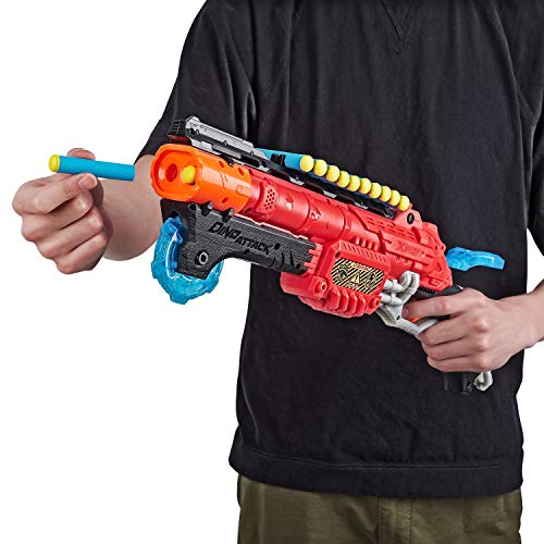 X-Shot Dino Attack Claw Hunter Foam Dart Blaster (24 Darts, 4 Eggs) by ZURU Easy Reload, XShot Toy Blasters, Dinosaur Themed Shooting Darts Toys for Kids and Teens