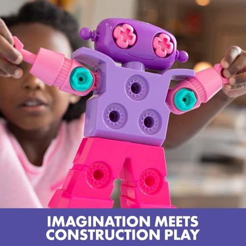 Educational Insights Design and Drill Sparklebot Robot Toy, 23-Piece Set, Kids Drill Sets, STEM Toys, Gift for Kids Ages 3+