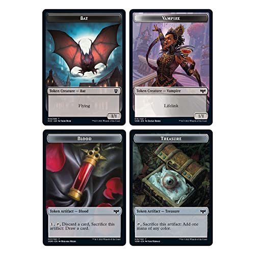 Magic The Gathering Innistrad: Crimson Vow Commander Deck – Vampiric Bloodline (Black-Red) | Minimal Packaging Version