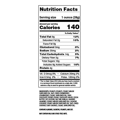 Second Nature Wholesome Medley Trail Mix - Healthy Nuts Snack Blend, Gluten Free - 14 oz Resealable Pouch (Pack of 6)