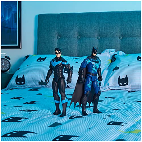 DC Comics, 12-inch Stealth Armor Nightwing Action Figure, Kids Toys for Boys and Girls Ages 3 and Up