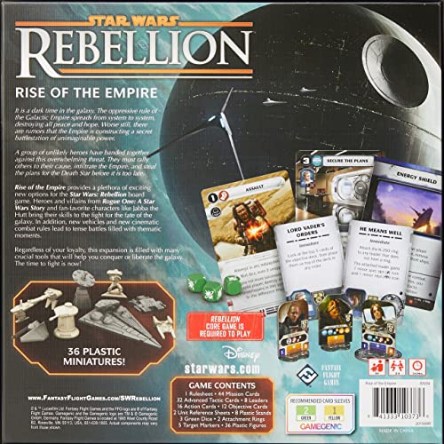 Star Wars Rise of The Empire | Strategy Game for Adults and Teens | Ages 14+ | 2-4 Players | Average Playtime 3-4 Hours | Made by Fantasy Flight Games