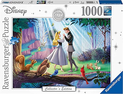 Ravensburger Disney Collector's Edition Sleeping Beauty 1000 Piece Jigsaw Puzzle for Adults - Every Piece is Unique, Softclick Technology Means Pieces Fit Together Perfectly