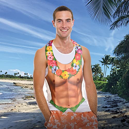 Pkgd Plastic Hula Hunk Vest Party Accessory (1 count) (1/Pkg)