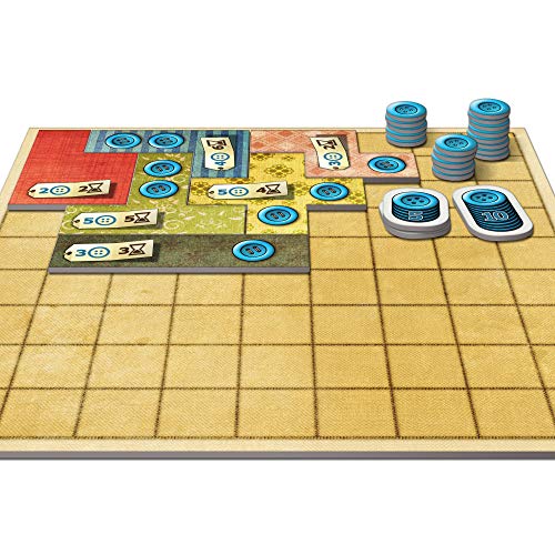 Patchwork | Strategy / Puzzle Game | Two Player Family Board Game for Kids and Adults | Ages 8 and up |Average Playtime 30 Minutes | Made by Lookout Games , Brown