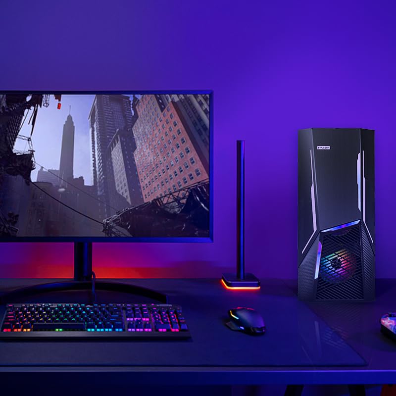 IPASON Gaming PC Desktop – Intel Core I7 12700F 2.1 GHz, NVIDIA RTX 3060 Ti GDDR6X, 1TB SSD, 1TB HDD, 16GB DDR4 RAM 3200, 650W PSU, Bluetooth, Wi-Fi 6, Windows 11 Home
