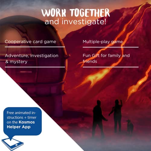 Adventure Games: The Volcanic Island | A Kosmos Game from Thames and Kosmos | Collaborative, Replayable Storytelling Game Experience for 1 to 4 Players | Ages 12+
