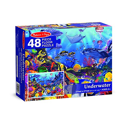 Melissa and Doug Underwater Ocean Floor Puzzle (48 pcs, 2 x 3 feet)