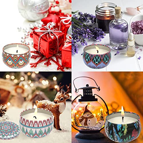 Scented Candles, 12 Pack Soy Wax Candles for Home Scented, 2.5oz Scented Candle Gift Set for Women, Lavender Jar Candles for Relaxation, Stress Relief, Bath, Yoga, Christmas, Birthday