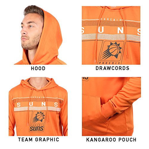 Ultra Game NBA Men's Fleece Midtown Pullover Sweatshirt