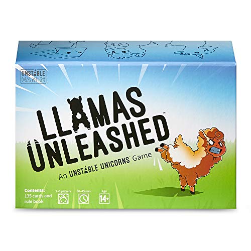 Llamas Unleashed Card Game - from The Creators of Unstable Unicorns - A Strategic Card Game and Party Game for Adults and Teens
