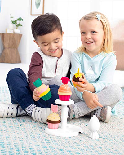Skip Hop Play Food Set, Zoo Sort and Stack Cupcakes (Discontinued by Manufacturer)