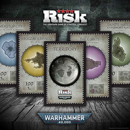 Board Game Based on Warhammer 40k from Games Workshop | Officially Licensed Warhammer 40,000 Merchandise | Themed Risk Game