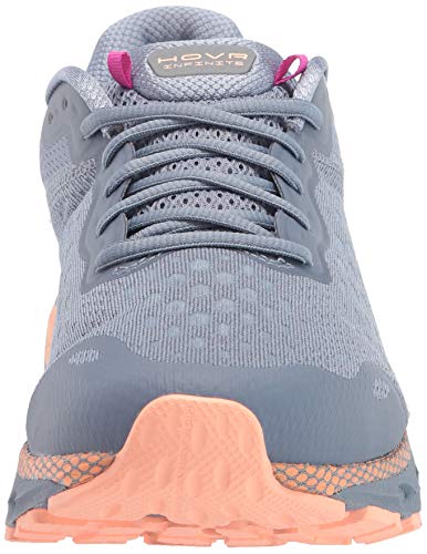 Under Armour Women's HOVR Infinite 3, Washed Blue (400)/Playful Peach, 5.5 M US
