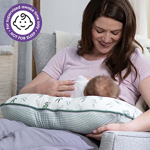 Boppy Nursing Pillow,Polyester – Bare Naked Breastfeeding and Bottle Feeding, Propping Baby, Tummy Time, Sitting Support Pillow Only
