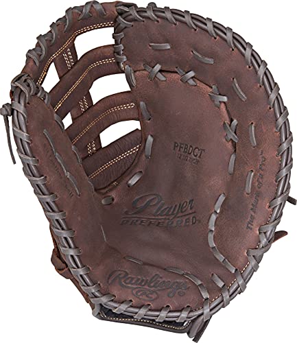 Rawlings unisex adult First baseball infielders mitts, 12.5 inch - Single Post Double Bar Web, Size US