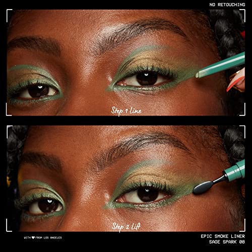 NYX PROFESSIONAL MAKEUP Epic Smoke Liner, Vegan Smokey Eyeliner - Sage Sparks (Hunter Green)