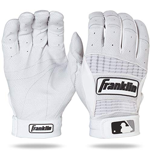 Franklin Sports MLB Adult Neo Classic II Series Batting Glove (White, Small)