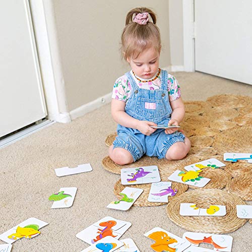 The Learning Journey: My First Match It - Dinosaurs - 2 Year Old Toys, Puzzles for Toddlers, Toddler Puzzle, Educational Toys for 2 Year Old - 15 Self-Correcting Matching Puzzles - Award Winning Toys