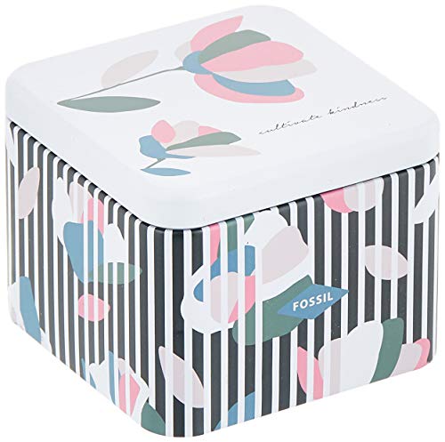 Fossil Men's Nate Quartz Stainless Steel and Leather Chronograph Watch, Color: Smoke, Brown (Model: JR1424)