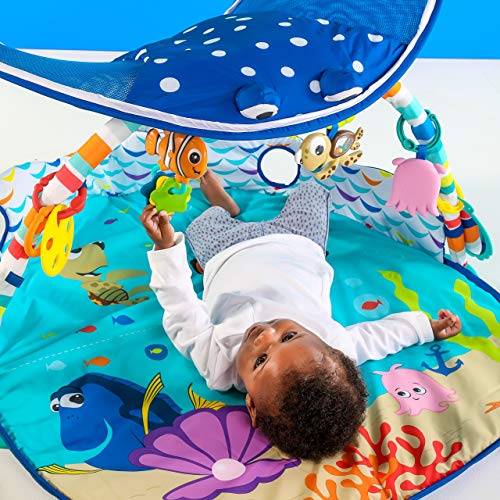 Bright Starts Disney Baby Finding Nemo Mr. Ray Ocean Lights and Music Gym, Ages Newborn +
