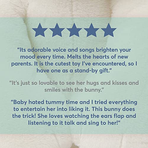 GUND Baby Flora The Bunny Animated Plush Stuffed Animal Toy for Baby Girls and Boys, Cream, 12' (Styles May Vary)