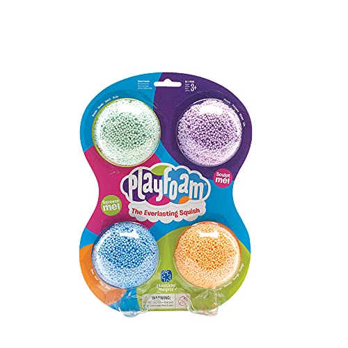 Educational Insights Playfoam Classic 4-Pack Set with 4 Colors, Fidget Toy and Sensory Toy, Ages 3+