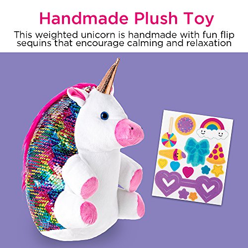 Creativity for Kids Sequin Pets Stuffed Animal - Sparkles The Unicorn Plush Toy
