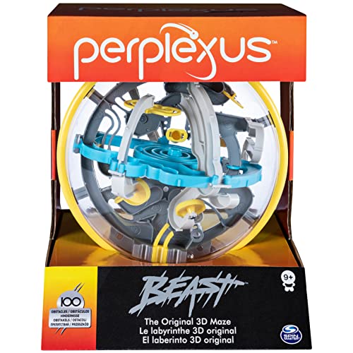 Perplexus, Beast 3D Gravity Maze Game Brain Teaser Fidget Toy Puzzle Ball, for Kids and Adults Ages 9 and Up