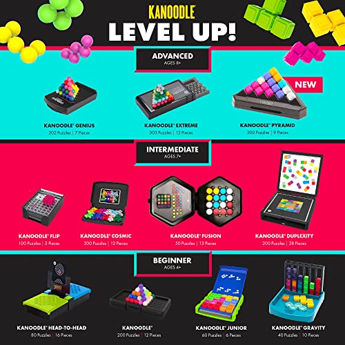 Educational Insights Kanoodle Extreme Puzzle Game, Brain Teaser Puzzle Challenge Game, Gift for Ages 8+