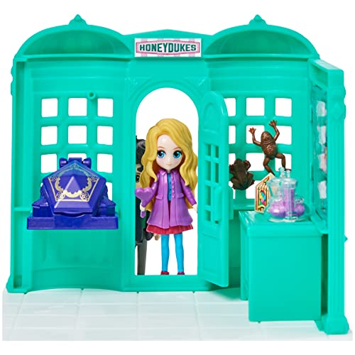 Wizarding World Harry Potter, Magical Minis Honeydukes Sweet Shop with 2 Exclusive Figures and 5 Accessories, Kids Toys for Ages 6 and up