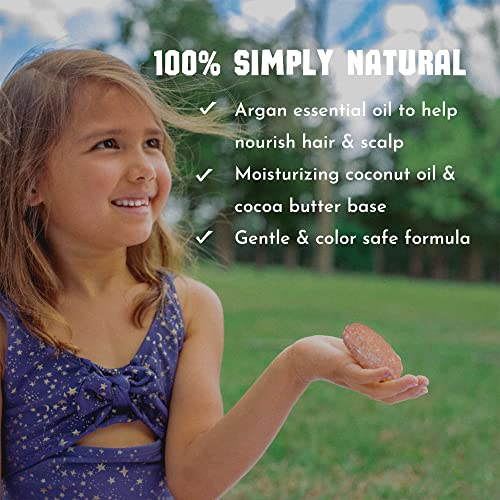 Argan Oil Shampoo And Conditioner Bar Set - 100% Vegan And Plastic Free Shampoo And Conditioner with Essential Oil - Handmade In The USA.
