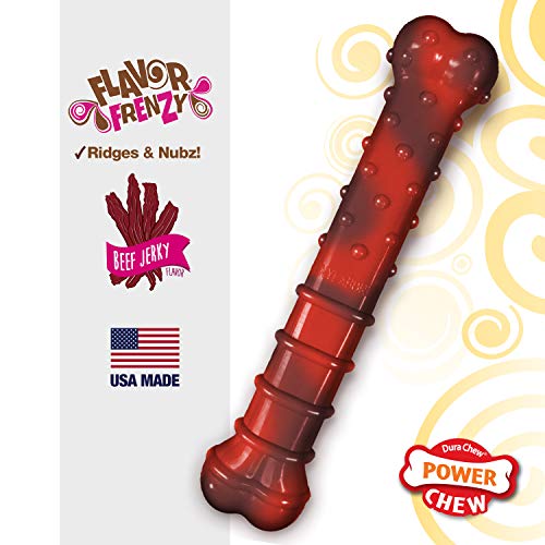 Nylabone Flavor Frenzy Power Chew Dog Toy Beef Jerky Large/Giant (1 Count)