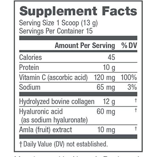 NeoCell Super Collagen Powder, Collagen Plus includes Vitamin C and Hyaluronic Acid, Promotes Healthy Hair, Beautiful Skin, and Nail Support, Collagen Type 1 and 3, 12g Collagen Peptdes per Serving, 6.9 Oz