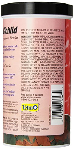 Tetra USA Tetra Cichlid Flakes Food -- 5.65 oz.