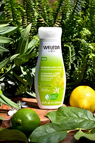 Weleda Refreshing Citrus Body Lotion, 6.8 Fluid Ounce, Plant Rich Moisturizer with Aloe Vera and Coconut Oil