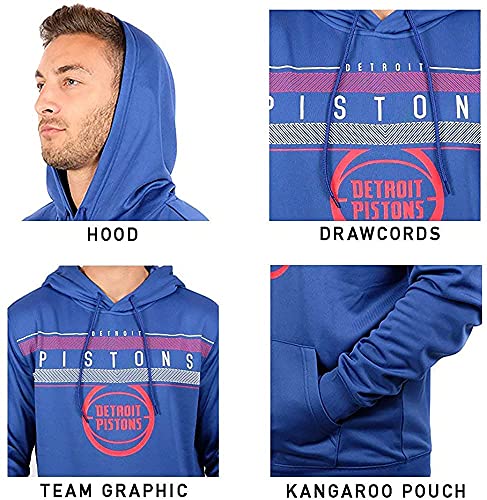 Ultra Game NBA Men's Fleece Midtown Pullover Sweatshirt