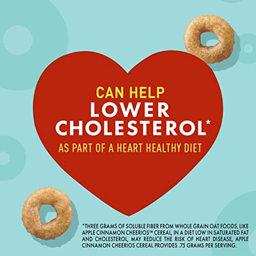 Honey Vanilla Cheerios Heart Healthy Cereal, Gluten Free Cereal With Whole Grain Oats, Family Size, 18.1 OZ