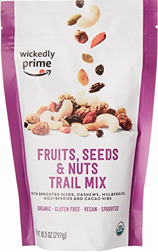 Wickedly Prime Organic Sprouted Trail Mix, Fruits, Seeds and Nuts, 10.5 Ounce