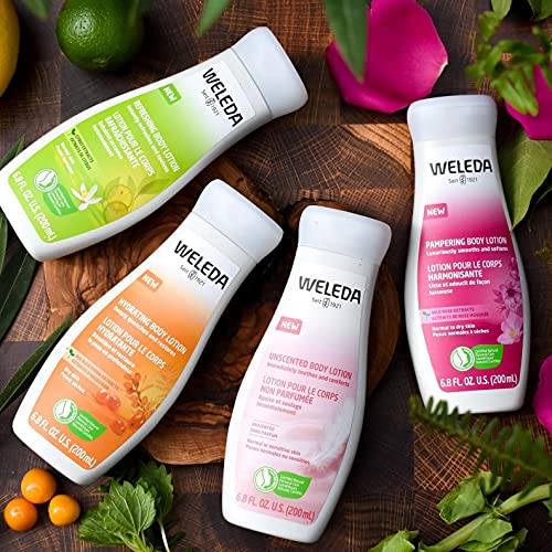 Weleda Refreshing Citrus Body Lotion, 6.8 Fluid Ounce, Plant Rich Moisturizer with Aloe Vera and Coconut Oil