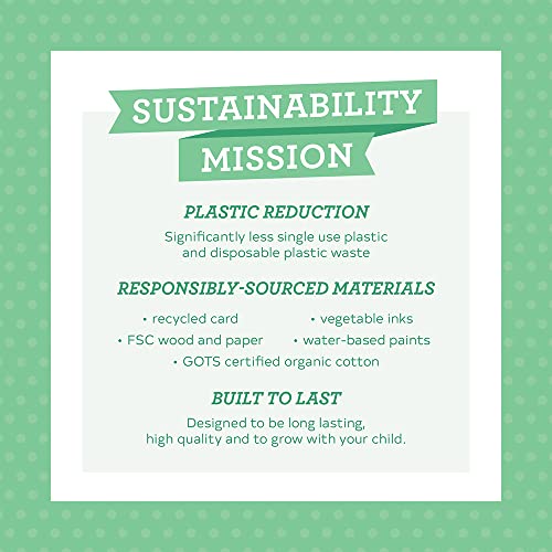 Petit Collage Floor Puzzle, Mermaid Friends, 24-Pieces – Large Puzzle for Kids, Completed Mermaid Jigsaw Puzzle Measures 18” x 24” – Makes a Great Gift Idea for Ages 3+