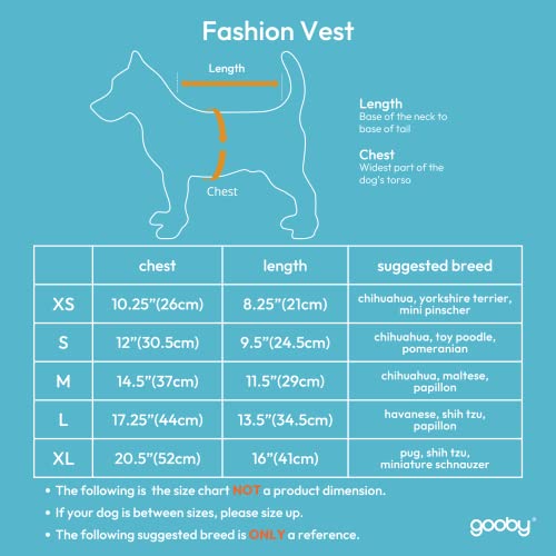 Gooby Fashion Vest Dog Jacket - Red, X-Large - Warm Zip Up Dog Bomber Vest with Dual D Ring Leash - Winter Water Resistant Small Dog Sweater - Dog Clothes for Small Dogs Boy or Medium Dogs