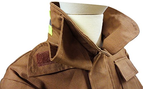 Aeromax Jr. Fire Fighter Bunker Gear, Tan, Size 4/6