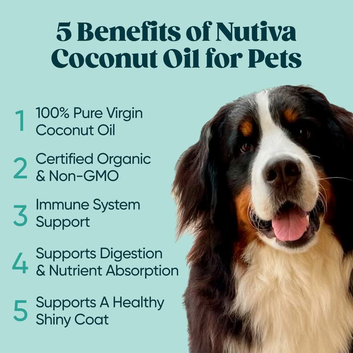 Nutiva Organic Coconut Oil 54 fl oz, Cold-Pressed, Fresh Flavor for Cooking Oil, Natural Hair Oil, Skin Oil, Massage Oil and, Non-GMO, USDA Organic, Unrefined Extra Virgin Coconut Oil (Aceite de Coco)
