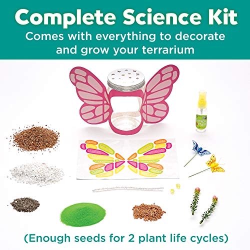 Creativity For Kids Sparkle N' Grow Butterfly Terrarium - Steam Crafts For Kids
