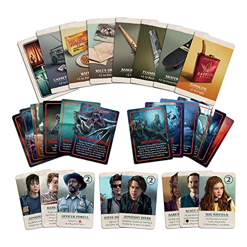 Stranger Things Upside Down Board Game | Strategy Game | Tabletop Miniatures Game | Cooperative Game for Kids and Adults | Ages 12+ | 2-4 Players | Average Playtime 60 Minutes | Made by CMON