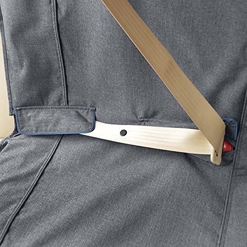 Kurgo Dog Seat Cover | Car Bench Seat Covers for Pets | Dog Back Seat Cover Protector | Water Resistant for Dogs | Contains Seat Anchors | Scratch Proof | Cars | Wander | 55' | Heather Charcoal Grey