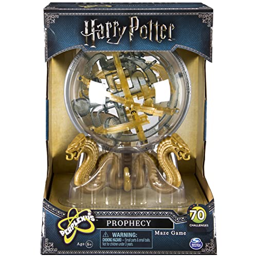 Perplexus, Harry Potter Prophecy 3D Gravity Maze Game Brain Teaser Fidget Sensory Toy Puzzle Ball, for Adults and Kids Ages 8 and up
