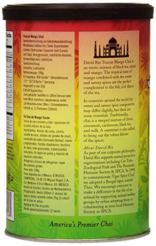 David Rio Chai Mix, Toucan Mango, 14 Ounce (Pack of 1)